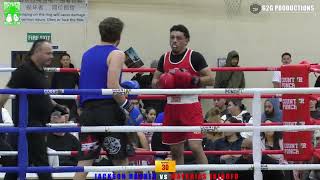 MAYHEM BOXING - JACKSON HOOKER vs MATHAIAS IKINOFO | Corporate Boxing Match