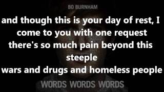 Bo Burnham - Rant With Lyrics