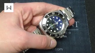 Rolex Deepsea Sea-Dweller D-Blue 116660 James Cameron Luxury Watch Review