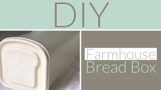 DIY Farmhouse Bread Box