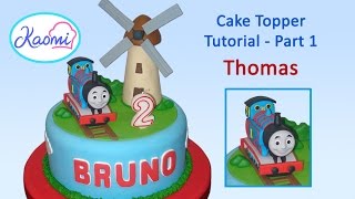 Thomas the Tank with gumpaste / Tren Thomas con pasta de goma