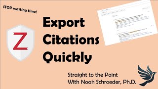 How To: Export Citations from Databases FAST.