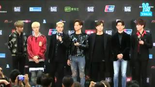 GOT7 in MAMA 2015 + Jackson Speaking Cantonese!