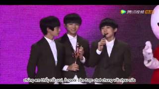 [Vietsub] 150413【TFBOYS】Trao Giải Phong Vân Bảng《第十五届音乐风云榜年度盛典》Ca Khúc Được Yêu Thích Nhất《最受欢迎歌曲》