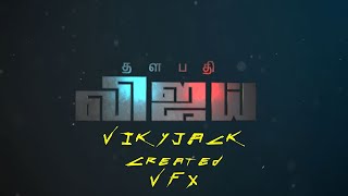 Master Vijay Title Card I Element 3D I After Effect 2021I VIKYJACK Created
