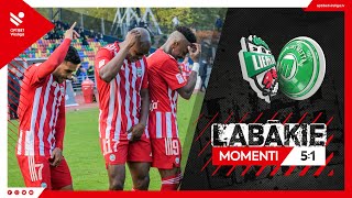 32. kārta: FK Liepāja 5:1 FK Metta (Labākie momenti)