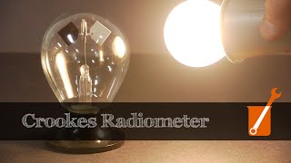 How a Crookes radiometer works