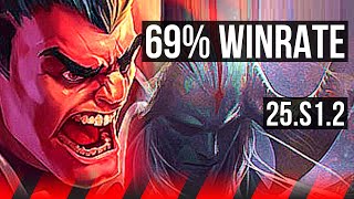 DARIUS vs AATROX (TOP) | 69% winrate, Legendary, 13/2/5 | KR Grandmaster | 25.S1.2