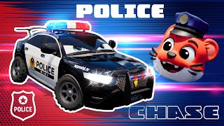 Best Police Car Chase & appMink Rescue Team Adventures #appMink Kids Song & Nursery Rhymes