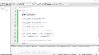 C Tutorial - 6 - User Input