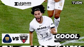 ¡GOL CON ERROR! Gol de chino y error del portero | Pumas 1-0 DC United | Leagues Cup 2023 | TUDN