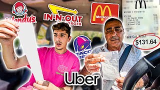 Letting UBER DRIVERS Decide What I EAT for 24 HOURS!!
