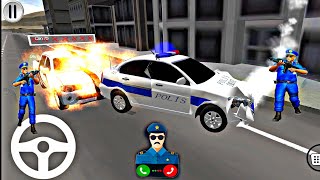 Real police car Driving simulator " police siren " cop sounds " Android gameplay