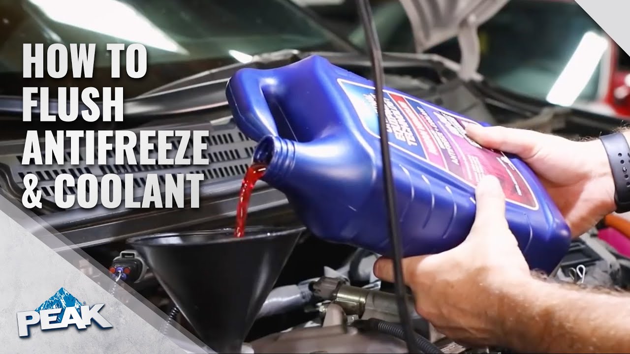 How To Flush And Fill Antifreeze & Coolant | PEAK Auto - YouTube