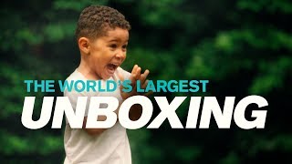 The new Volvo VNL - World’s largest unboxing starring 3-year-old Joel