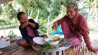 กินแกงหน่อไม้ฝีมือเจ้ดำ เจ้ดำกับสาวจ่อยวางแผนจะจับผู้ชายว่าชั้น🤣 ไม้ขำไห้มันรู้ไป🤣