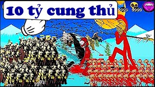 Stick war legacy mod skin  | 10 tỷ cung thủ | Dung123