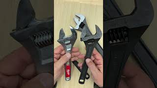 Wiha adjustable wrench vs 1947 JP Danielson, Milwaukee and Amazon Basics