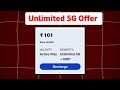 jio unlimited 5g data plan jio true unlimited upgrade 5g plan ₹101 jio new plans 2024 plan ₹101