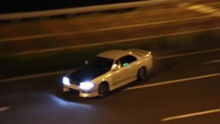 公道ドリフト 大黒PA裏 Street drifting in Japan