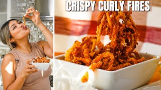 CRISPY CURLY FRIES That Are Actually Low Carb! | SECRET INGREDIENT