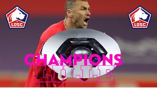 2021 France Ligue 1 Champions Lille | Burak YILMAZ  | Yusuf YAZICI  | Zeki CELIK