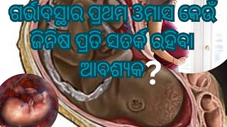 ଗର୍ଭାବସ୍ଥାର ପ୍ରଥମ 3ମାସ  କେଉଁ ଜିନିଷ ପ୍ରତି ସଚେତନ ରହିବା ଆବଶ୍ୟକ🥱🥱🥱#Shorts#precation in pregnancy