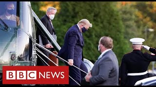 Donald Trump flown to hospital from White House with coronavirus infection  - BBC News