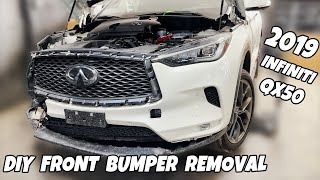 DIY 2019 - 2020 Infiniti QX50 Front Bumper Removal/Takeout - Any Bumper Takeout