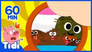 Best POO Song & Comic Laughter Songs Compilation 60M 😁 | Happy Nursery Rhymes for Kids & Toddlers