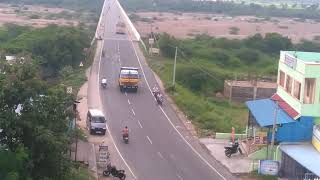 Thenpennai river bridge overview on thirukovilur