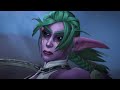 tyrande kills nathanos cinematic nathanos find sylvanas world of warcraft