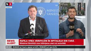 RAFILA VREA VERIFICĂRI ÎN SPITALELE DIN ȚARĂ_Știri B1TV_2 oct. 2023