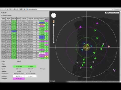 ADS-B Tracking Tests - YouTube