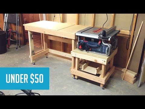 Mobile Tablesaw Station - Part 1 Mobile Tablesaw Station - Part 1