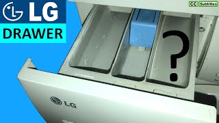 LG Washing Machine Detergent Drawer Symbols \u0026 How to use Detergent \u0026 Fabric Softener Compartments