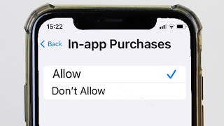 How To Turn On In App Purchases On iPhone Or iPad