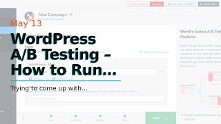 WordPress A/B Testing – How to Run Split tests in WordPress