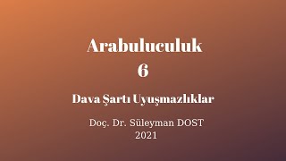 Arabuluculuk 6 Dava Şartı Uyuşmazlıklar 2021