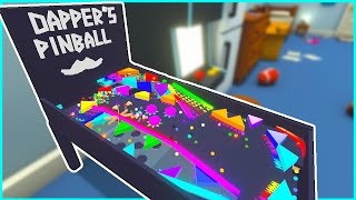 Making A Marble Pinball Machine, Last Marble Alive Wins - Marble World Gameplay