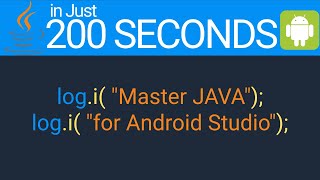 Master Java for Android Studio in 200 Seconds | Java App Development Tutorial