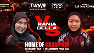 FULL FIGHT‼️ Puteri Rania VS Bella Twins Championship