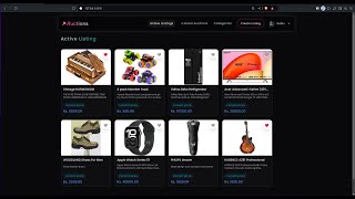 Auction Webapp project for CS50’s Web Programming with Python and JavaScript