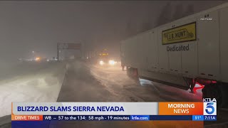 Blizzard slams Sierra Nevada