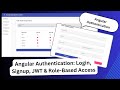 Angular Authentication: Login, Register, Role-Based Auth & JWT Token Tutorial with .NET Core API