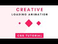 Creative Loading Animation Using Only HTML & CSS #CodeWithTanmay | CSS tutorials