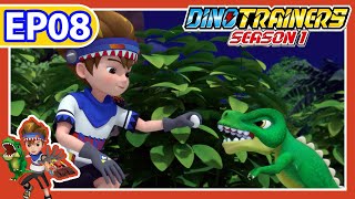 【DinoTrainers S1】EP08 Angry Jack | Polacanthus | Dinosaur for Kids | T-Rex | Cartoon |Toys |Jurassic