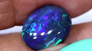 N1- 4.45 Cts Black Opal Stone TBO-A3346