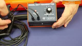 How to Test Signal Transmitter of Tempo Greenlee 501 Tracker II Cable Locator