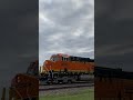 bnsf et44ach leads huge loaded coal train over two miles long come watch the second and third part